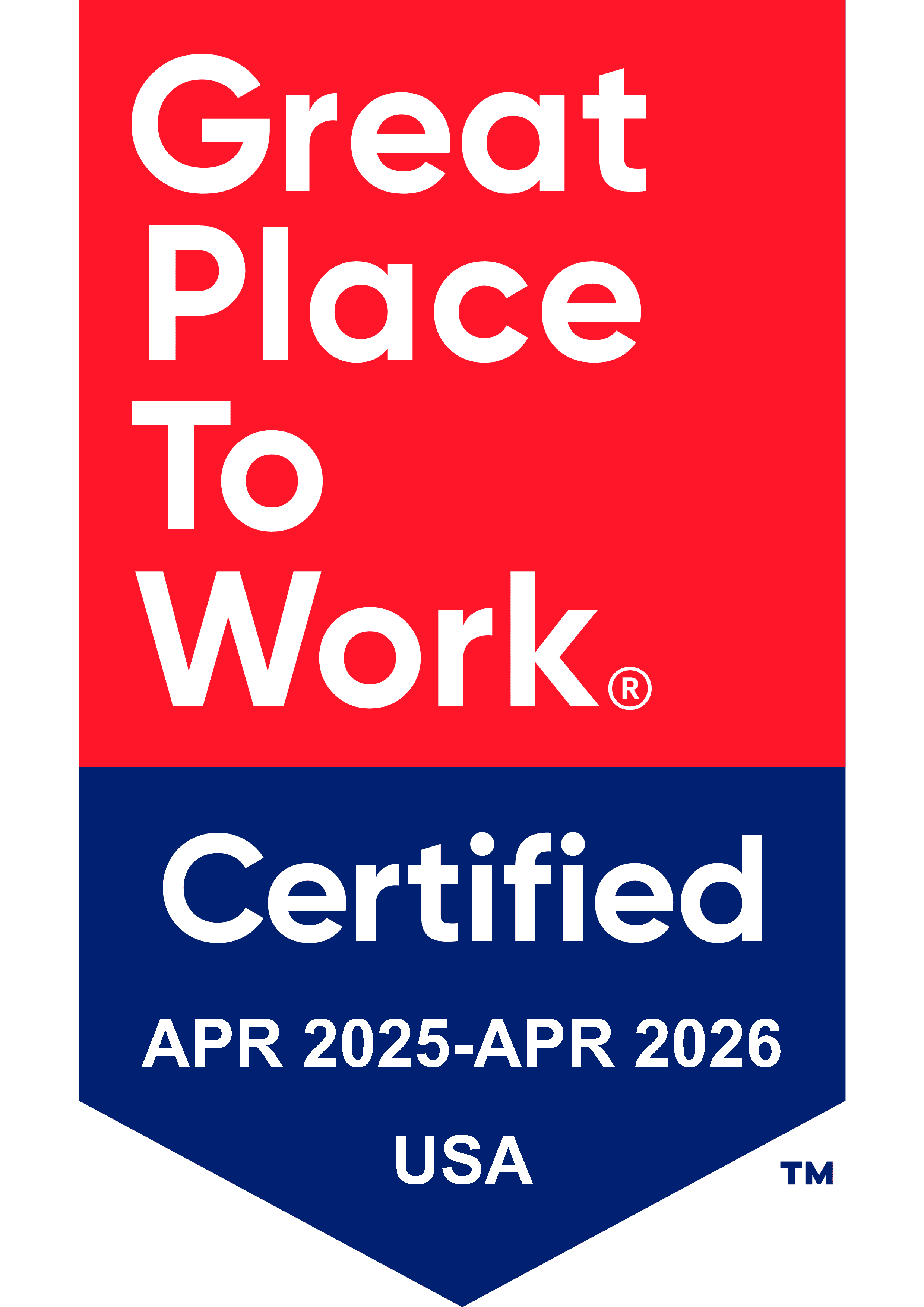 Nova Measuring Instrume Great place to work 2025 Certification Badge
